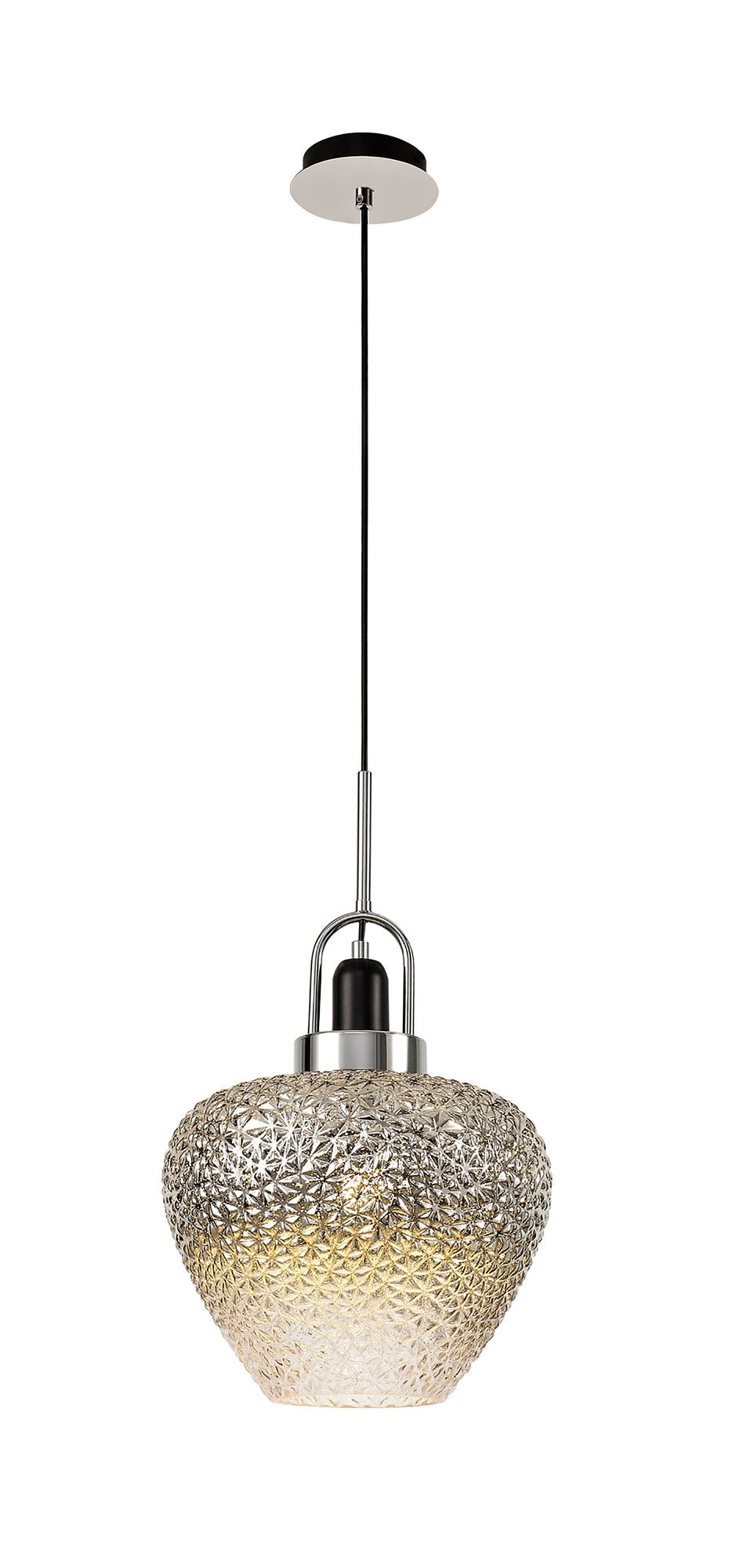 ACE2447 Acella Pendant 1 Light in a Chrome/Ombré Finish