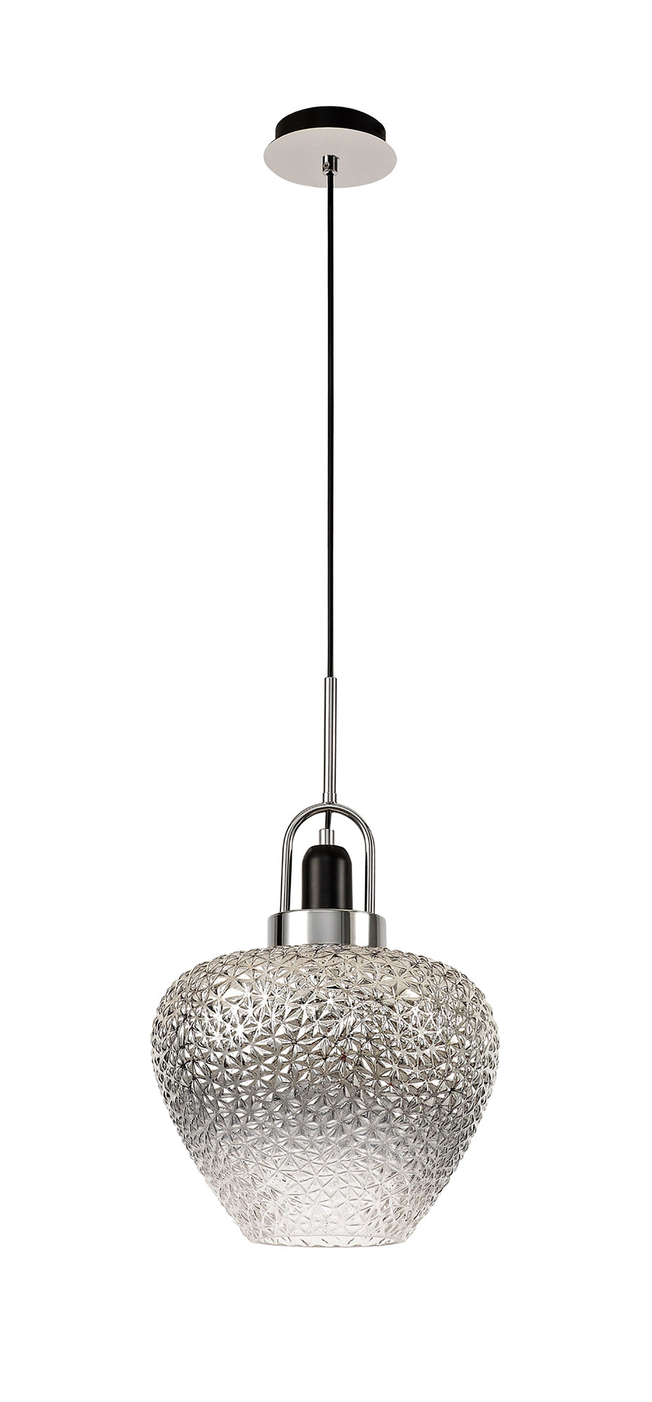 ACE2447 Acella Pendant 1 Light in a Chrome/Ombré Finish