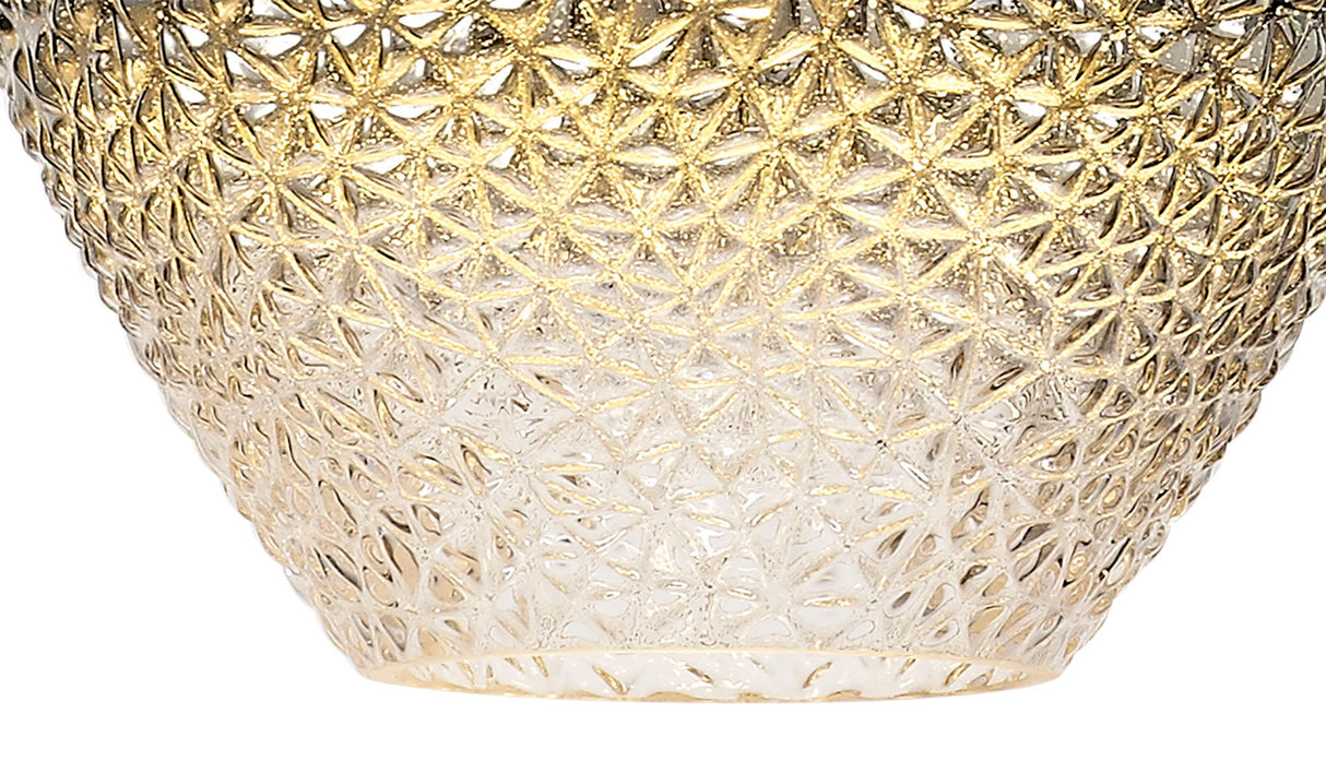 ACE2447 Acella Pendant 1 Light in a Chrome/Ombré Finish