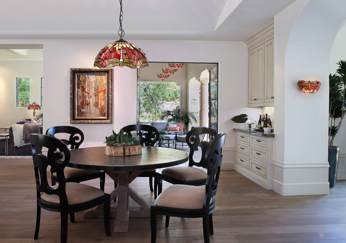 MAH3927 Mahasim Uplighter Suspension Kit 3 Light in a Aged Antique Brass Finish