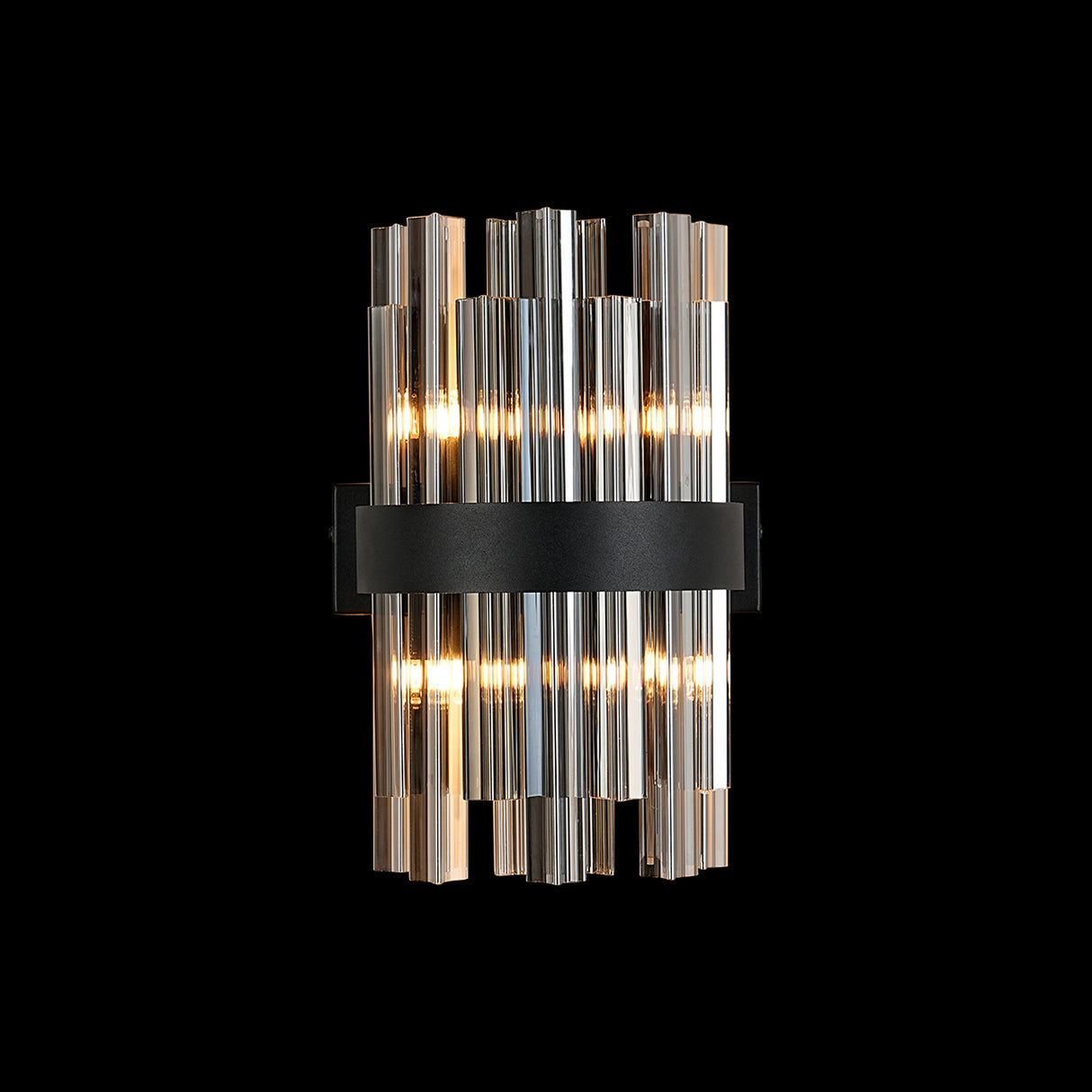 ORI0159BL_SM Orion 4 Light Wall Light Satin Black_Smoked
