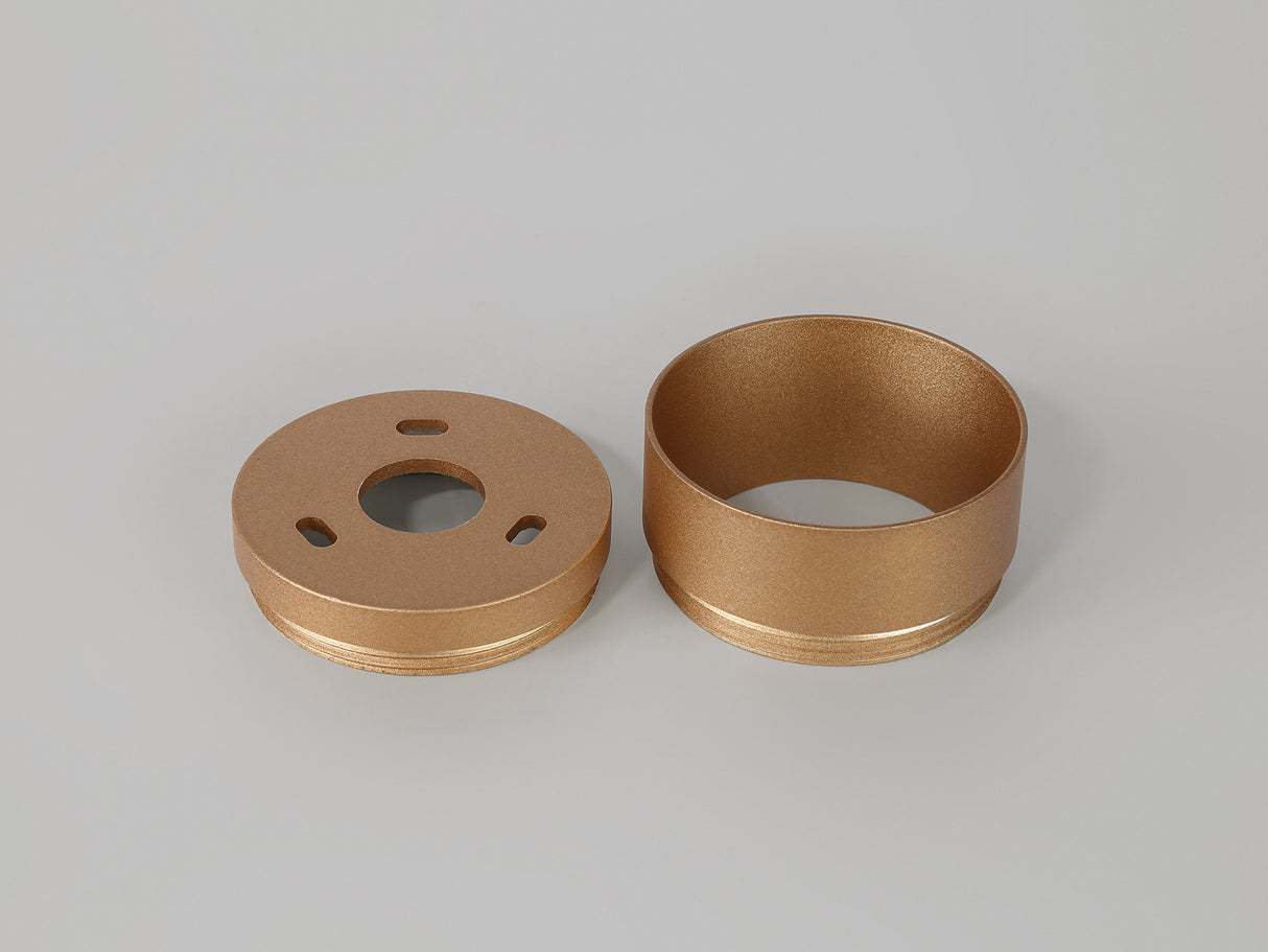 SAD4408 Sadal 2cm Face Ring & 1cm Back Ring Accessory Pack in a Champagne Gold Finish