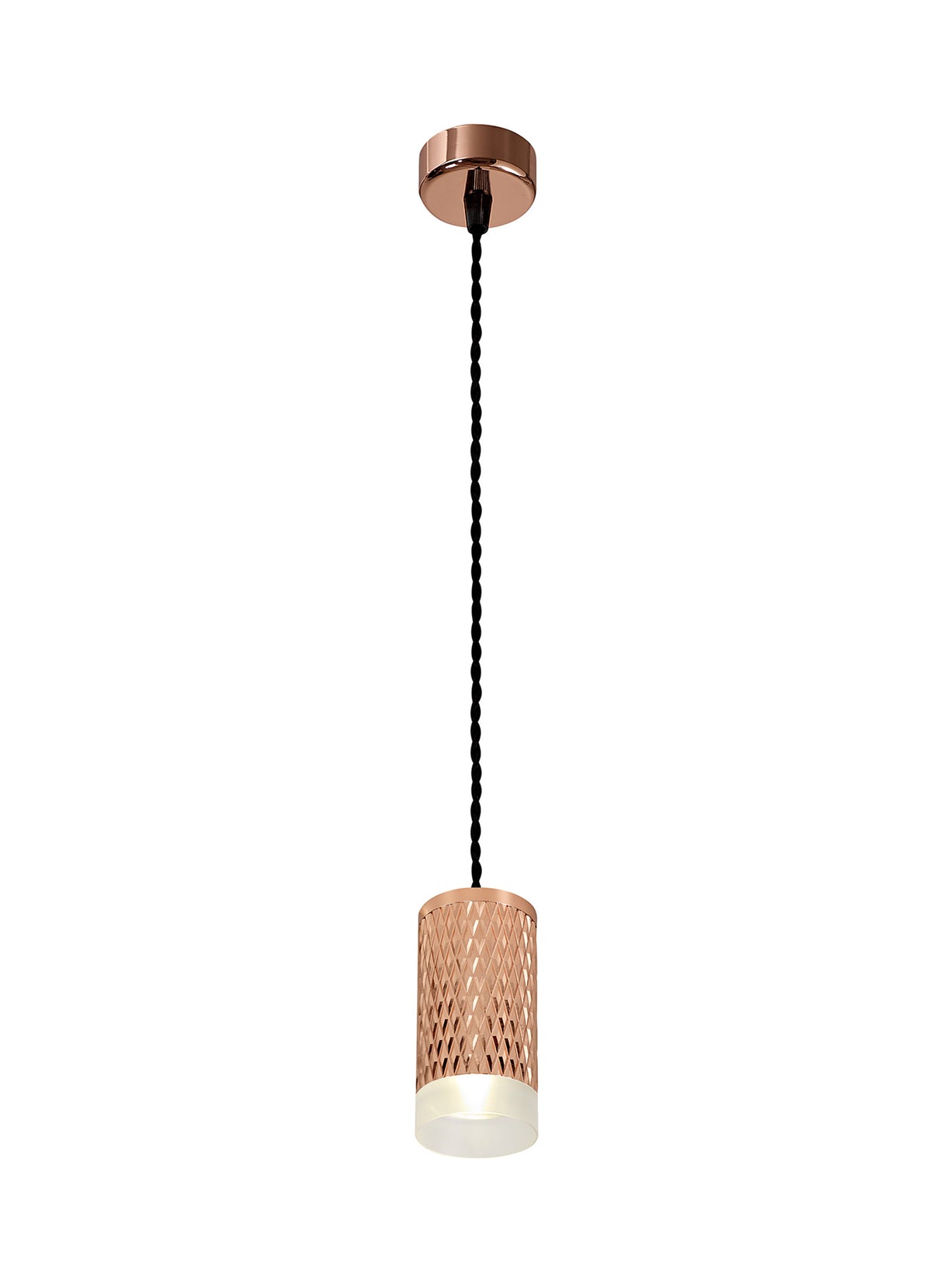 SAD7108 Sadal 10cm Surface Mounted Ceiling Light 1 Light in a Rose Gold Finish