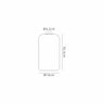 ACH3977 Achernar 16cm Cylinder Glass Only in a Brass Gold/Clear Finish