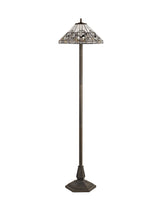 AVI6627 Avior 40cm Shade Only in a Grey/White/Black/Clear Finish and Clear Crystal