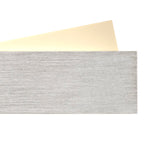 CEI2407 Ceibo Wall Lamp 8W LED in a Brushed Alum./Frosted White Finish