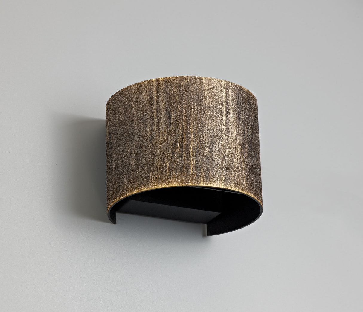 FEL7027 Felis Wall Lamp 6W LED IP54 Indoor/Outdoor Use in a Black/Gold/Clear Finish