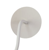 GIN4567 Ginan Flexible Switched Wall Lamp 1 Light in a Satin White/Satin Nickel Finish