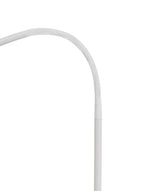 GIN5567 Ginan 77cm Flexible Table Lamp 1 Light in a Satin White/Satin Nickel Finish