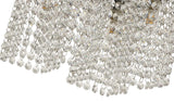 MAT4507 Matar Ceiling 4 Light in a Polished Chrome Finish and Clear Crystal, Suitable for Bathrooms