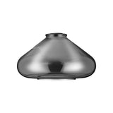 OLE4318 Olean Wide Pendant 1 Light in a Ancient Brass/Clear Finish