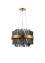 ORI8949BR_SM Orion 10 Light Ceiling Pendant Brass_Smoked